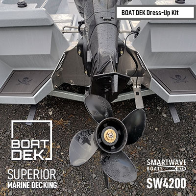 Boat Dek 6mm Stick-In Transom Step Panels for Smartwave SW4200