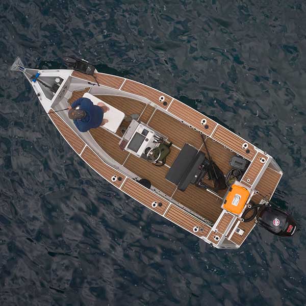 Boat Dek Overhead Shot