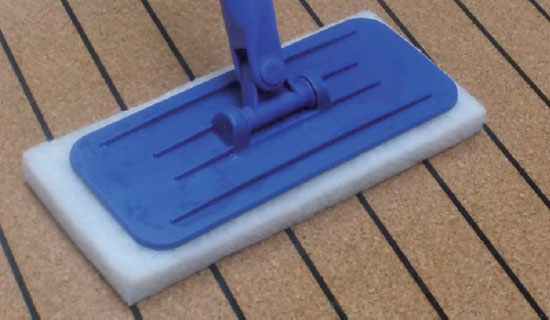 Cork deck cleaning