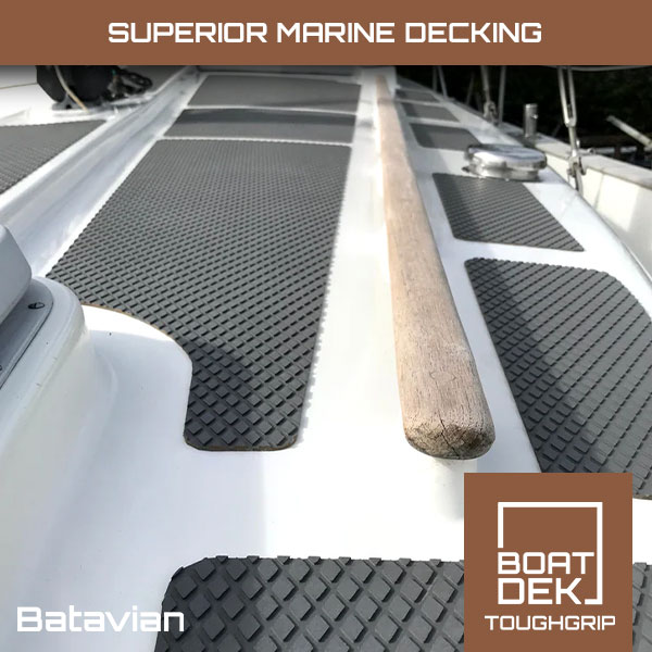 BOAT DEK TOUGHGRIP BATAVIAN SUPERIOR MARINE DECKING