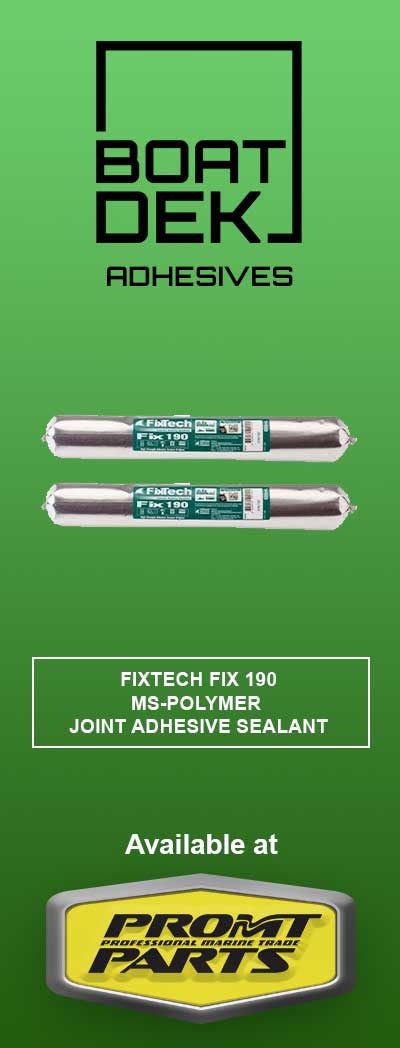 Fixtech Fix190 marine adhesive Boat Dek adhesives