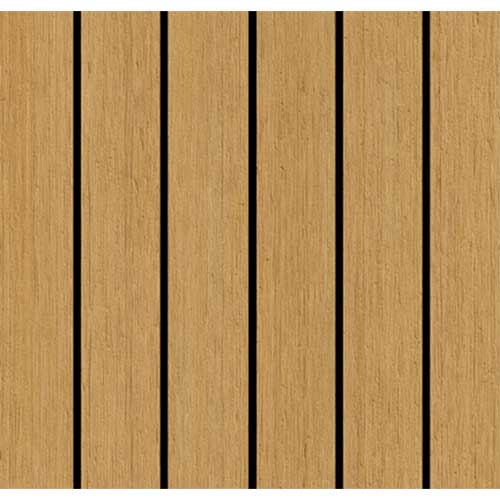 BOAT DEK CLASSIC NAUTIKFLOR NATURAL TEAK AND BLACK MARINE DECKING